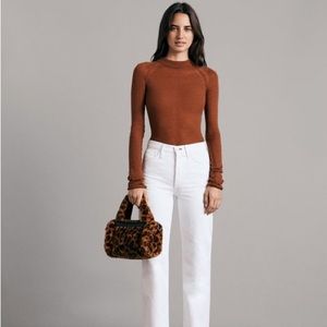 Rag & Bone Mandee Brown Cashmere Sweater 🤎